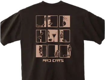 Mad Cats T-shirt, black